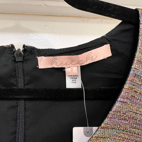 NWT Anthropologie Hutch Jessie Metallic Midi Dress - Picture 16 of 16